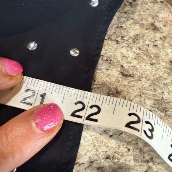 BB Dakota Black Polka Dot Blouse Flared Sleeves - Picture 6 of 9